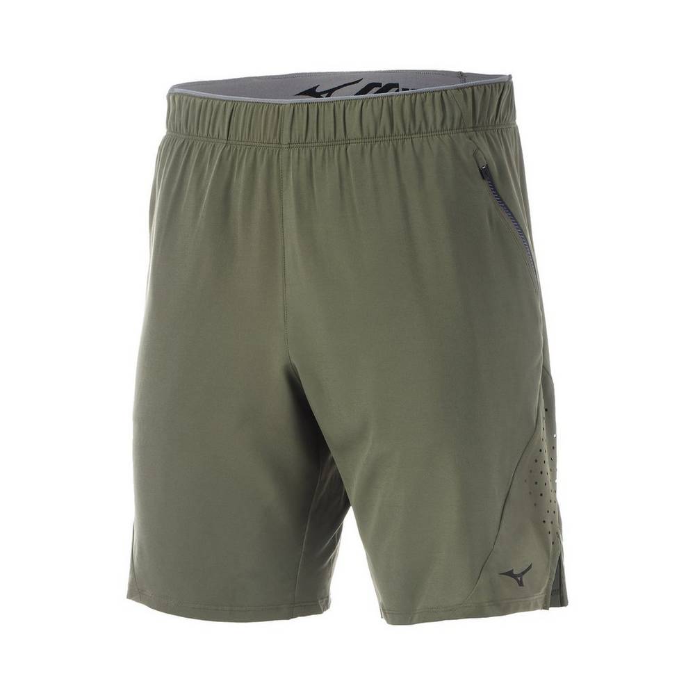 Calções Mizuno Corrida Alpha 9" - Homem - Verdes - FCEOD5017